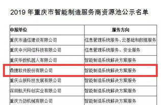 鼎捷軟件雙喜臨門，同時入選重慶、長沙經(jīng)開區(qū)智能制造服務(wù)商資源池名單
